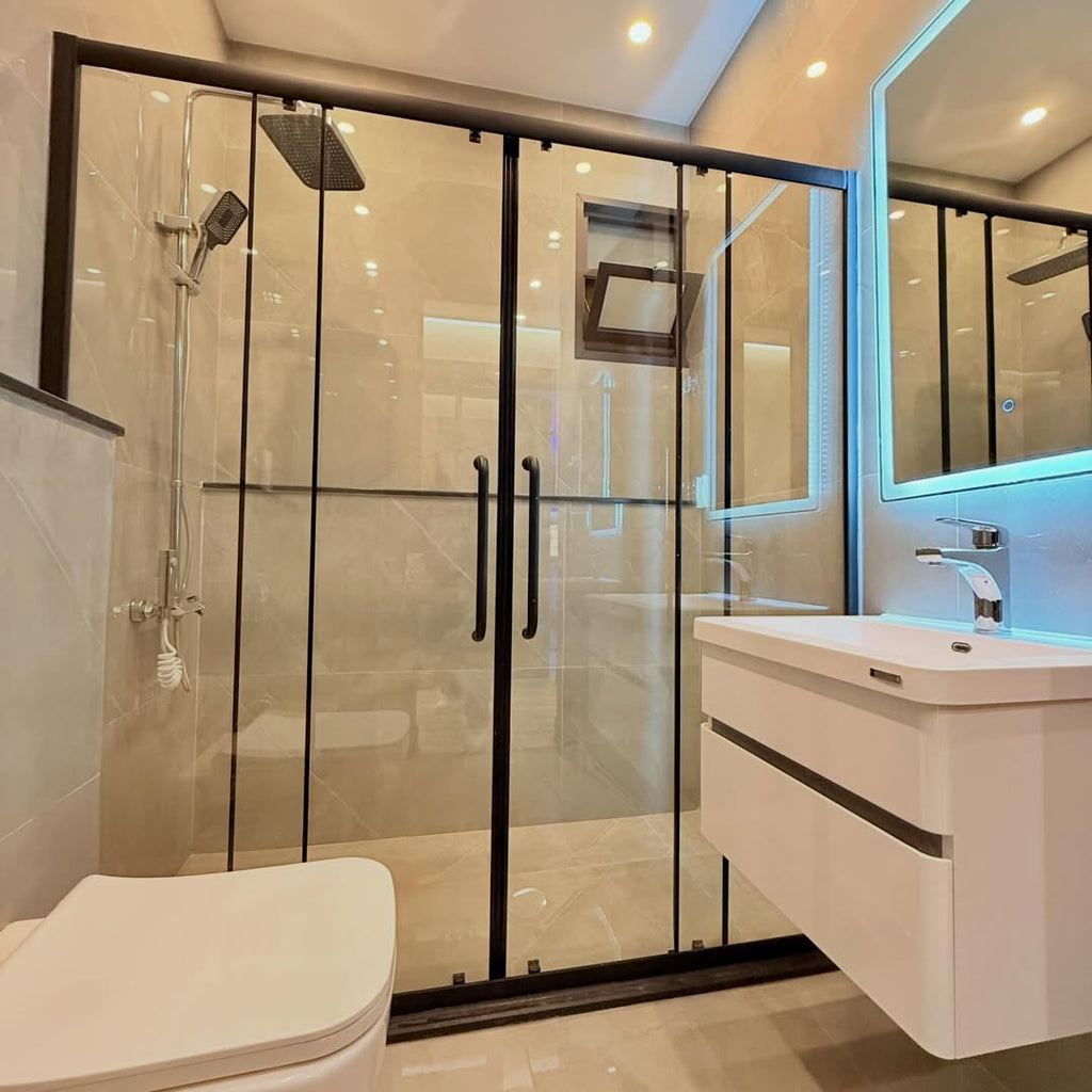 A ground-floor apartment with an area of 450 sqm.