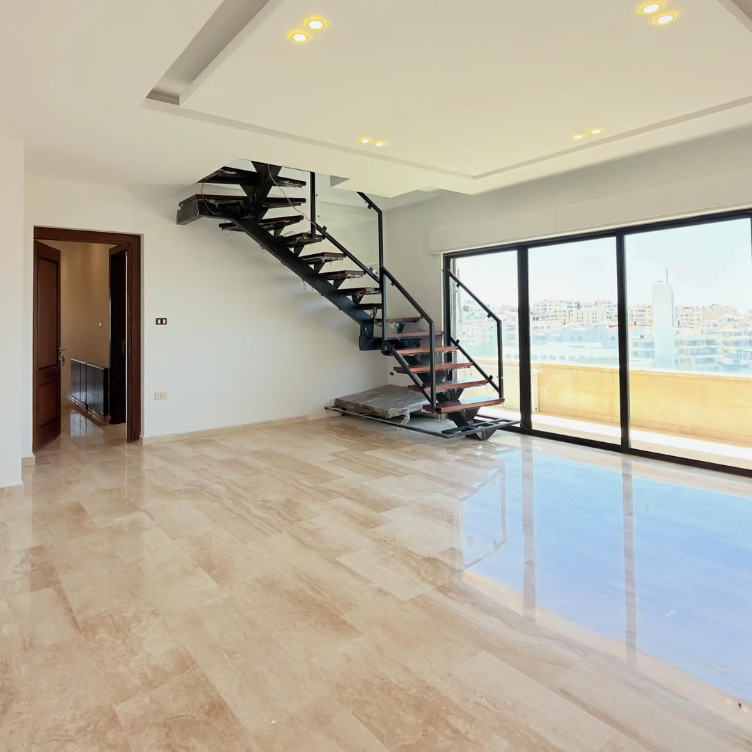 First-floor apartment with a roof, located in Khalda